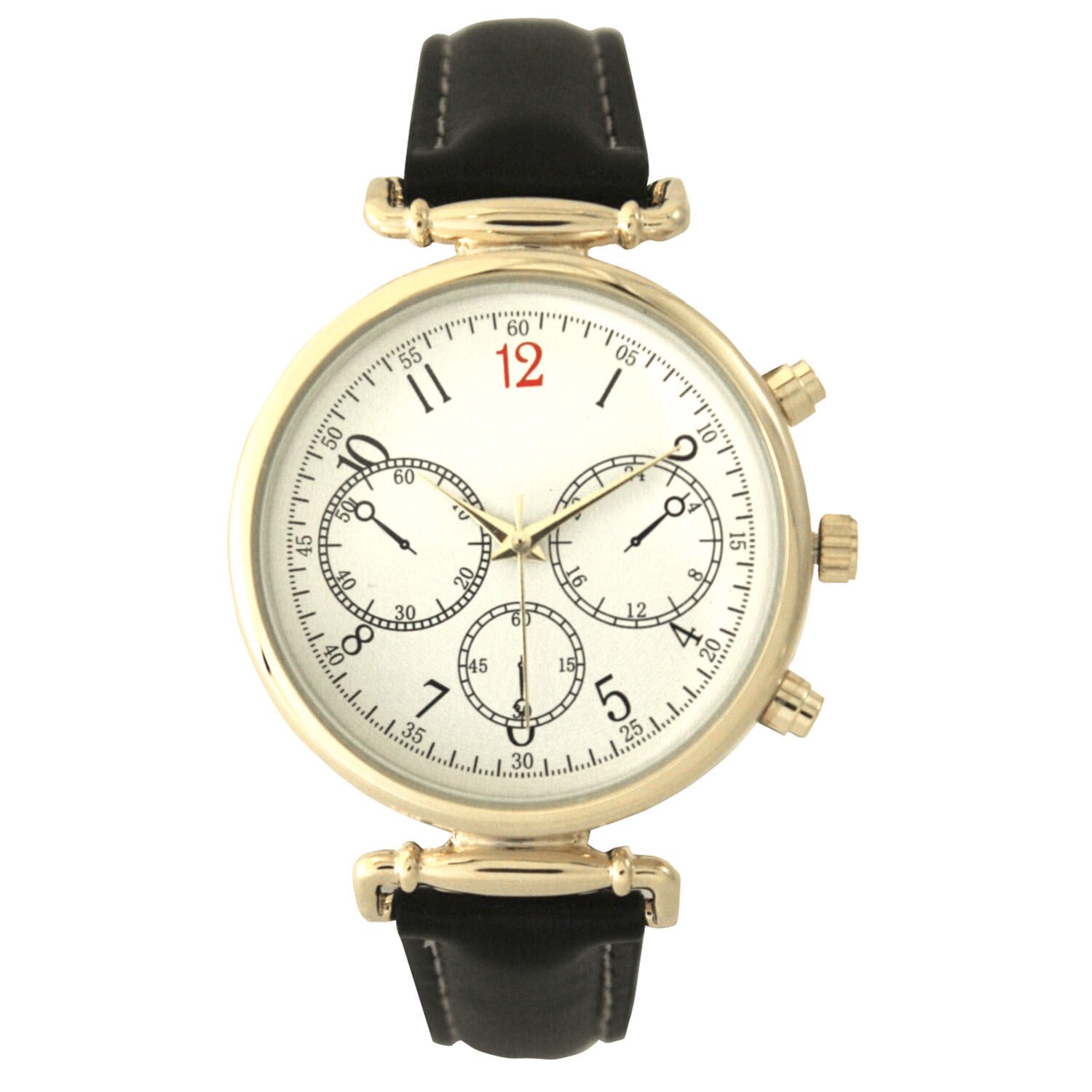 Olivia Pratt Women S Antique Style Stainless Steel Leather Band 3 Dial Quartz Watch Overstock Olivia Pratt Women S Antique Style Stainless Steel Leather Band 3 Dial Quartz Watch Overstock