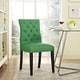 preview thumbnail 14 of 23, Copper Grove Quince Tufted Fabric Dining Chair
