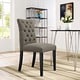 preview thumbnail 13 of 23, Copper Grove Quince Tufted Fabric Dining Chair