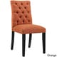 preview thumbnail 12 of 23, Copper Grove Quince Tufted Fabric Dining Chair
