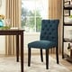 preview thumbnail 18 of 23, Copper Grove Quince Tufted Fabric Dining Chair
