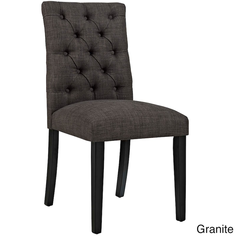 Copper Grove Quince Tufted Fabric Dining Chair - granitte