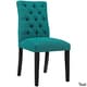 preview thumbnail 10 of 23, Copper Grove Quince Tufted Fabric Dining Chair