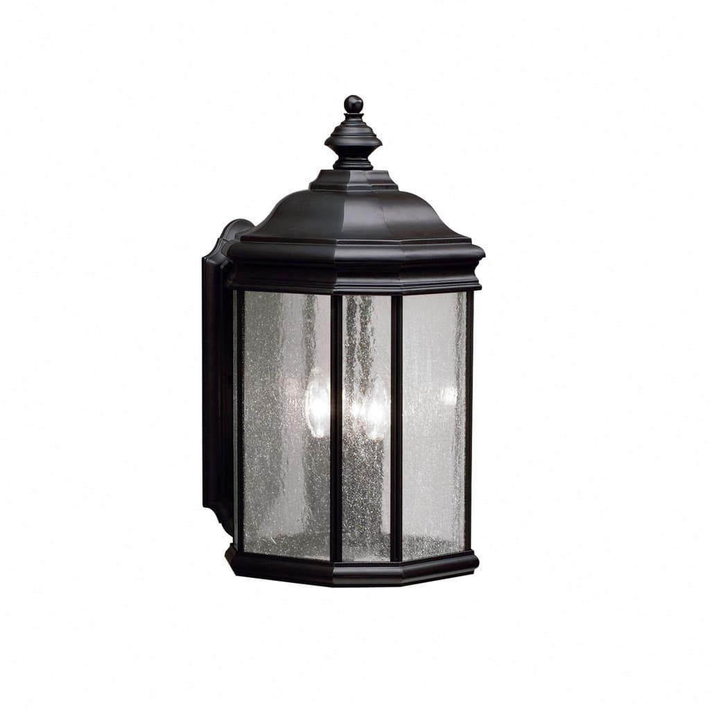 Kichler Lighting Kirkwood Collection 3-light Black Outdoor Wall Sconce