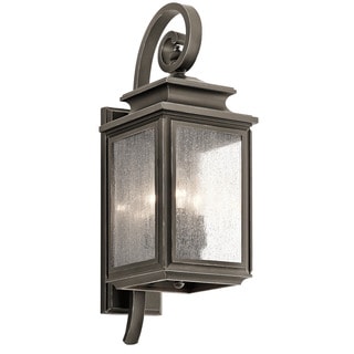 Kichler Lighting Wiscombe Park Collection 3-light Olde Bronze Outdoor ...