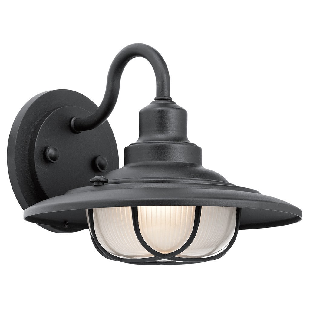 Kichler Lighting Harvest Ridge Collection 1-light Textured Black Outdoor Wall Sconce