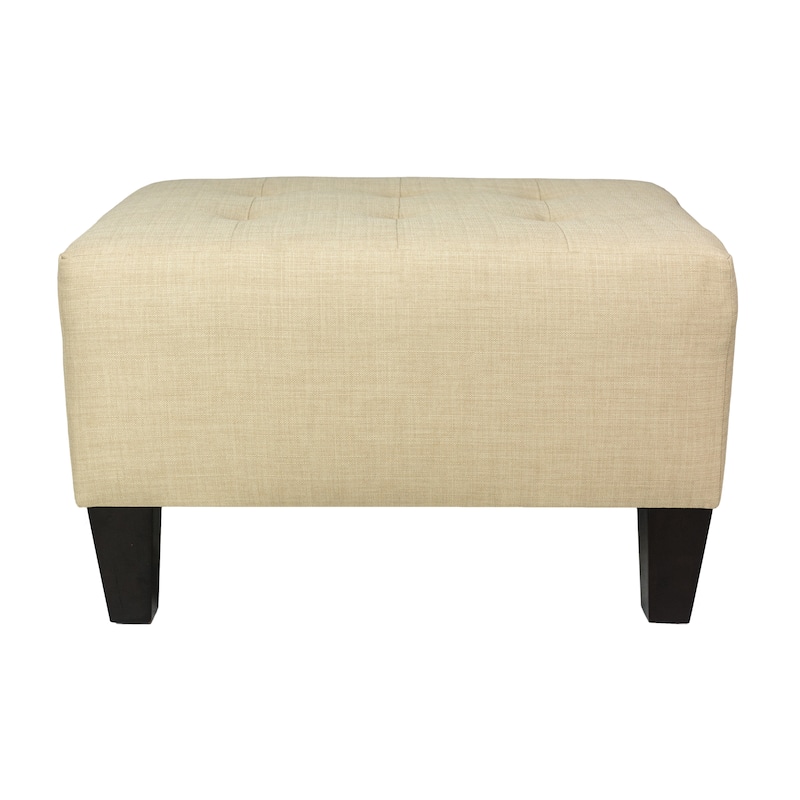MJL Furniture Milo Squared Upholstered Ottoman