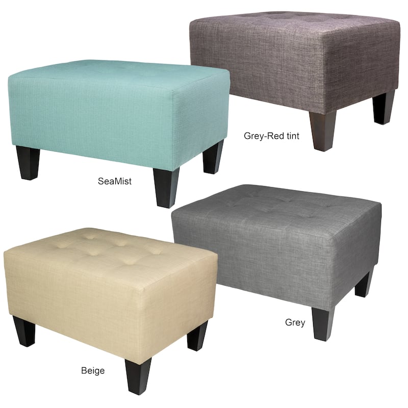 MJL Furniture Milo Squared Upholstered Ottoman