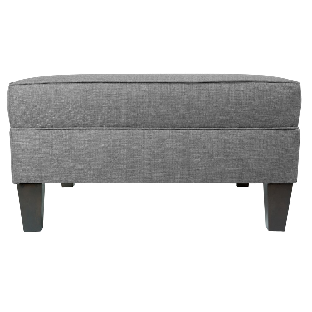 MJL Furniture Madison Squared Upholstered Welted Oversized Ottoman