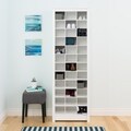 Prepac Winslow Laminate White Space-saving Shoe Storage Cabinet