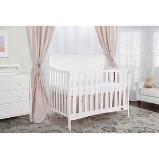 Dream On Me Bailey White 5-in-1 Convertible Crib