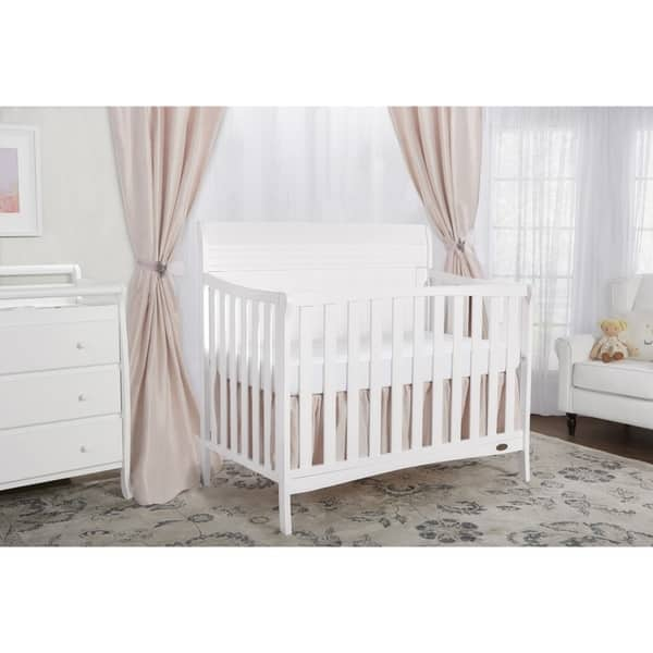 slide 2 of 5, Dream On Me Bailey White 5-in-1 Convertible Crib