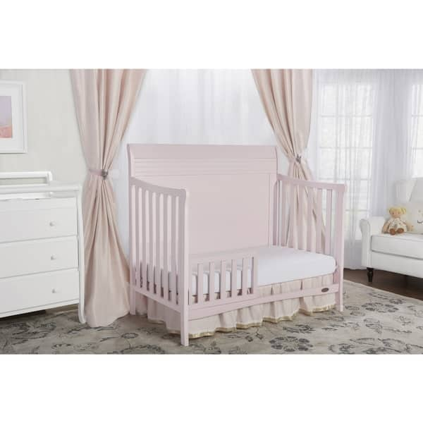 Shop Dream On Me Bailey Blush Pink 5 In 1 Convertible Crib