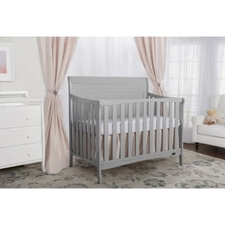 Dream On Me Bailey Dove Grey 5-in-1 Convertible Crib