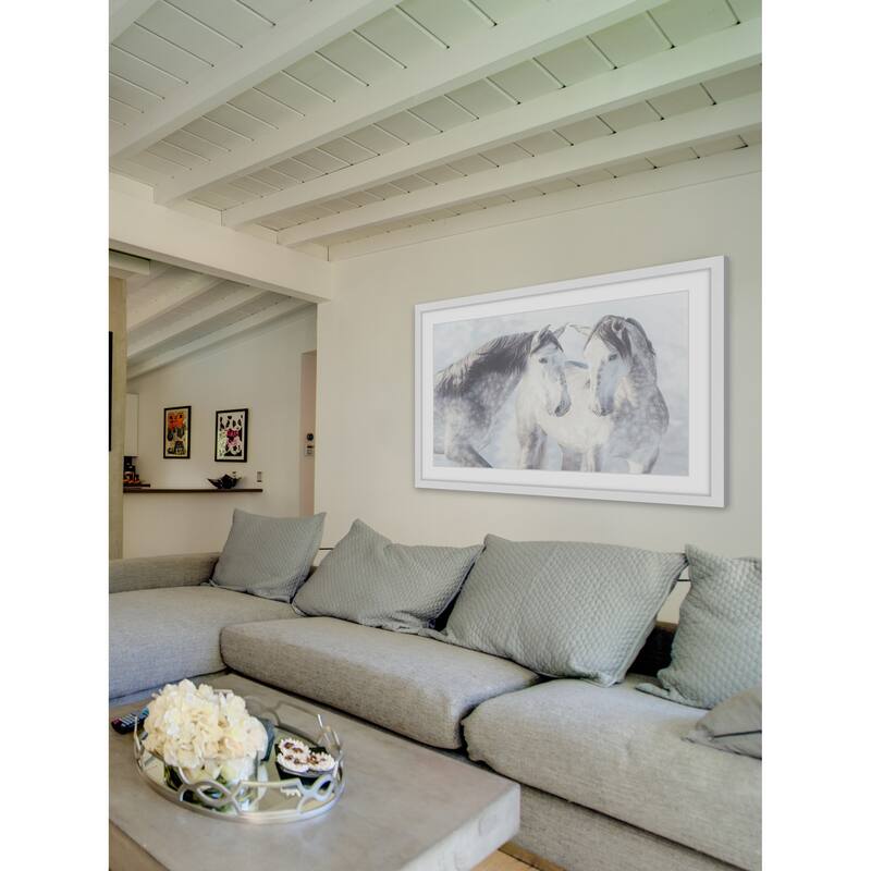 Marmont Hill - 'Twins with Spots' Framed Painting Print - Multi-Color