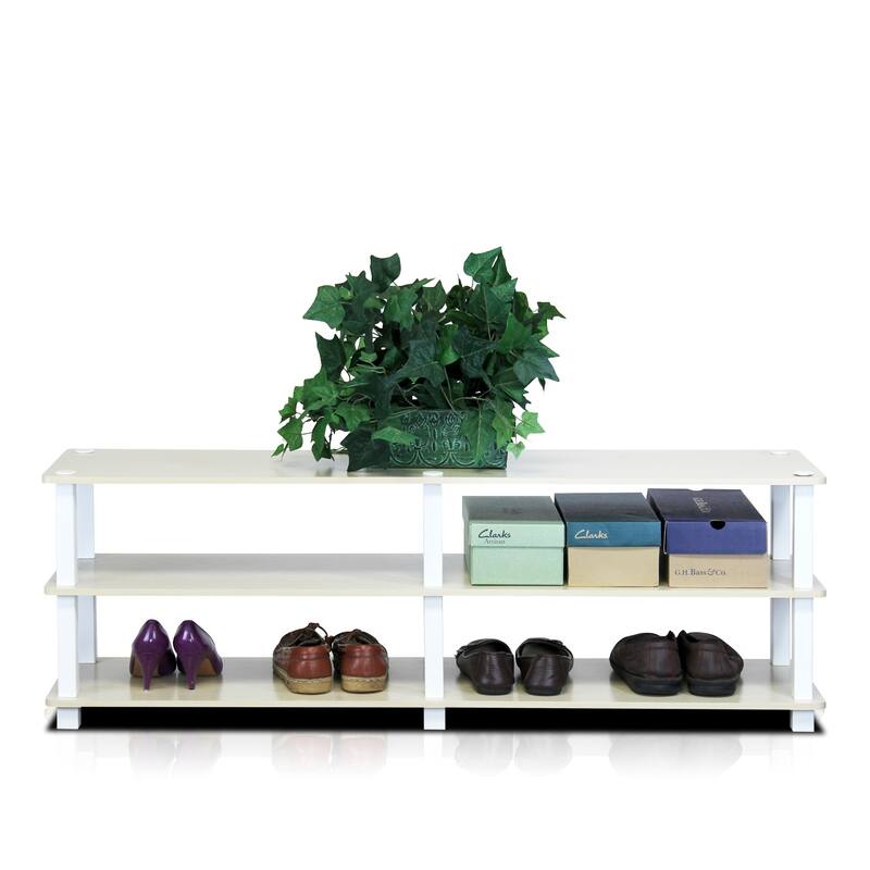Porch & Den Delancey No Tools 3-tier Wide Shoe Storage Rack