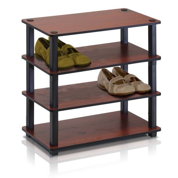 Shop Black Friday Deals On Porch Den Brennan 4 Tier Shoe Rack Overstock 13558834