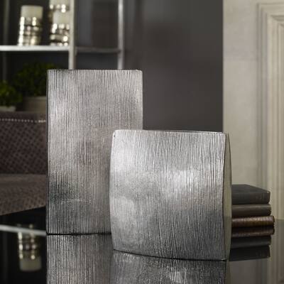 Uttermost Darla Aluminum Vases (Set of 2)