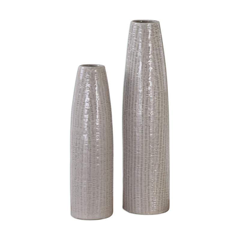 Uttermost Sara Textured Ceramic Vases (Set of 2)