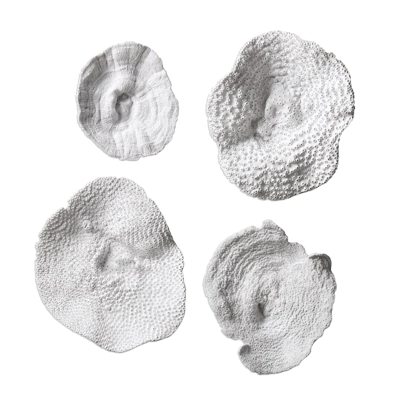 Uttermost Sea Coral Wall Art (Set of 4)