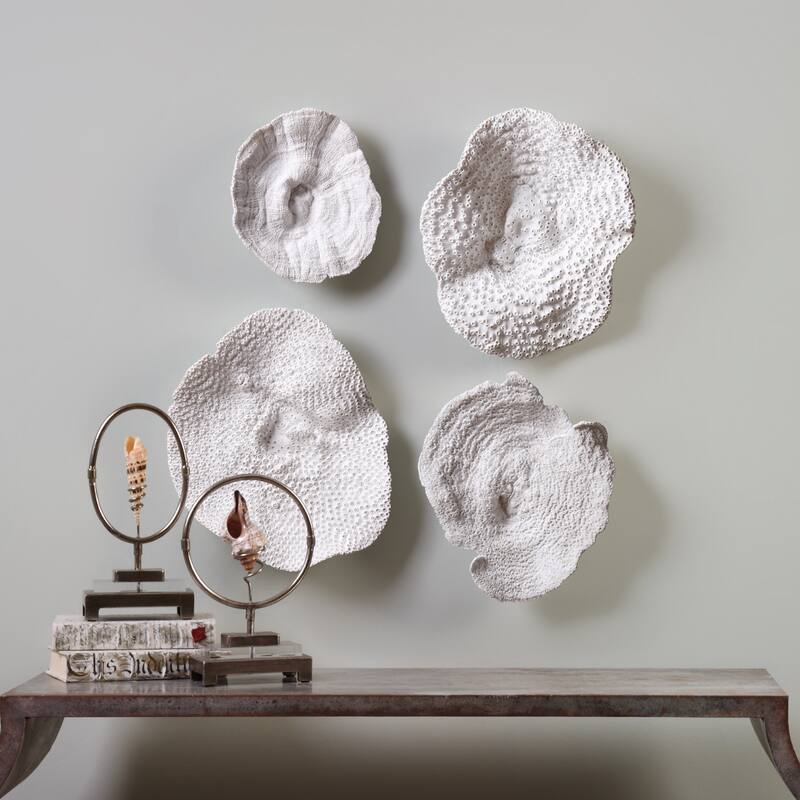Uttermost Sea Coral Wall Art (Set of 4)