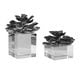 preview thumbnail 2 of 0, Uttermost Indian Lotus Metallic Silver Flowers (Set of 2)