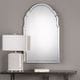 preview thumbnail 1 of 0, Uttermost Brayden Frameless Arched Mirror - Black - 24x40x0.75
