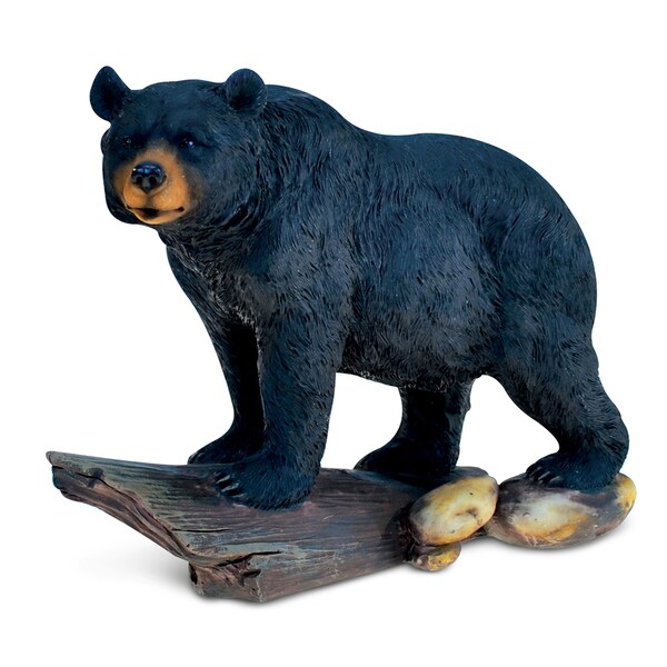 black bear statue resin