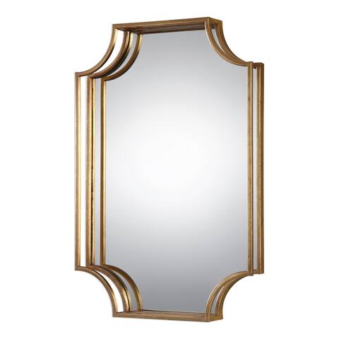 Uttermost Lindee Gold Wall Mirror - Antique Silver - 20x29.75x3