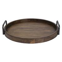 Uttermost Reine Round Wooden Tray