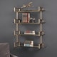 preview thumbnail 2 of 0, Uttermost Auley Gold Wall Shelf