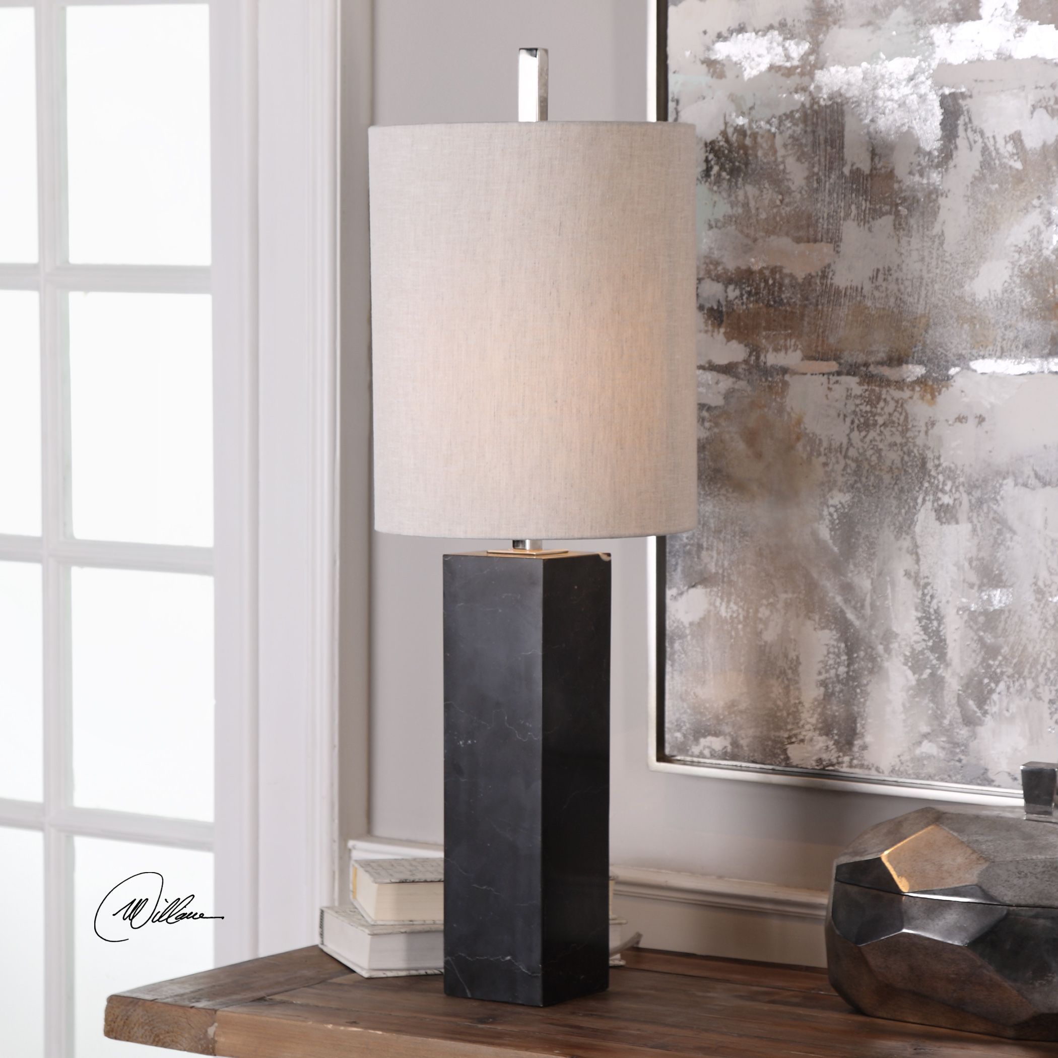 delaney marble floor lamp