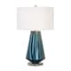 preview thumbnail 1 of 0, Uttermost Pescara Teal-Gray Glass Lamp