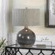 preview thumbnail 1 of 0, Uttermost Vardenis Gray Ceramic Lamp