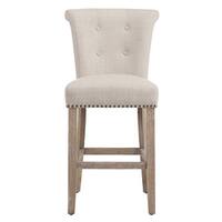 The Gray Barn Mustang Beige Fabric Counter Stool (Set of 2)