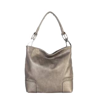 Silver Handbags Our Best Clothing Shoes Deals Online At Pu Leather Hobo Womens Purse Handbag L