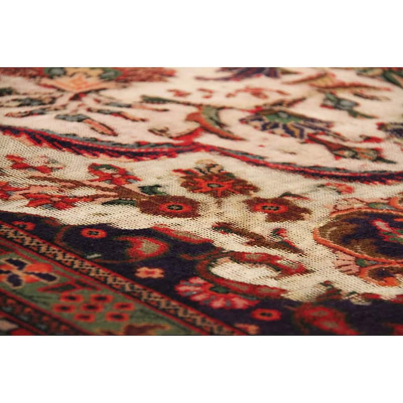 Pasargad Home Vintage Overdyed Collection Hand-knotted Wool Red Area Rug- 9'6 x 12'8 - 10' x 14'