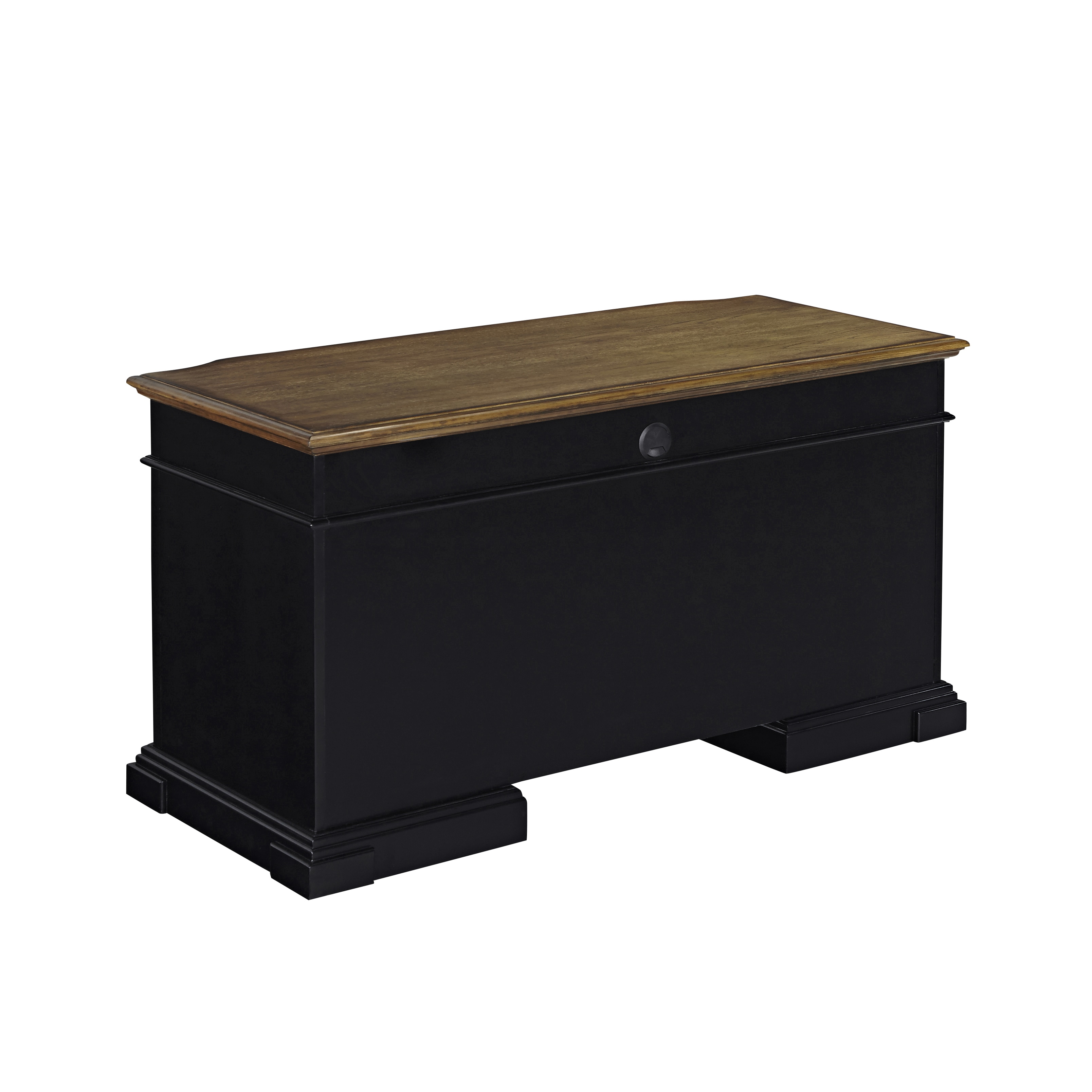 Shop Americana Black Pedestal Desk By Home Styles On Sale