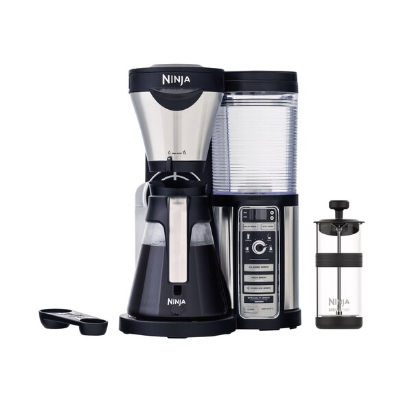 Ninja CF080 Coffee Bar Auto-iQ Brewer with Glass Carafe