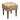 Lattice Foam, Wood, Linen Upholstered Modern-style Stool