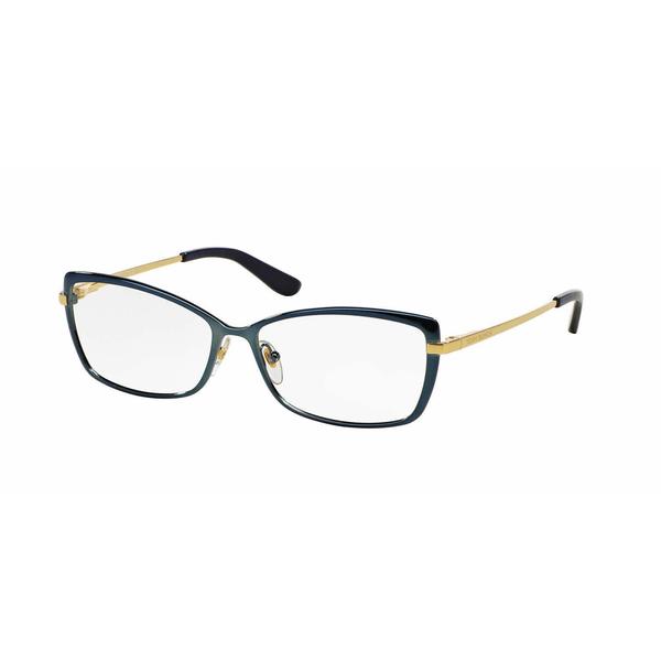 Shop Tory Burch Womens TY1035 487 Blue Metal Rectangle Eyeglasses ...