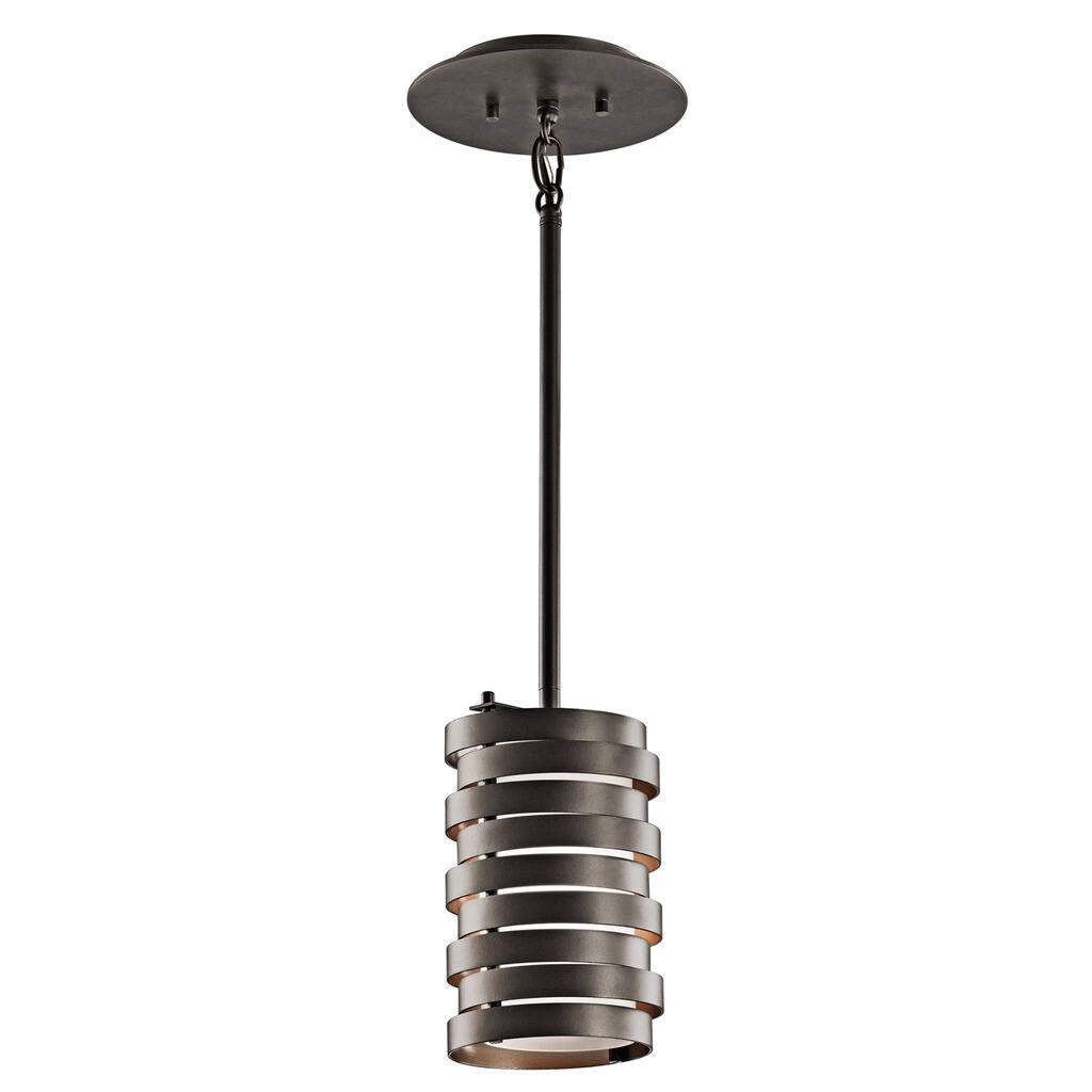 Kichler Lighting Roswell Collection 1-light Olde Bronze Mini Pendant
