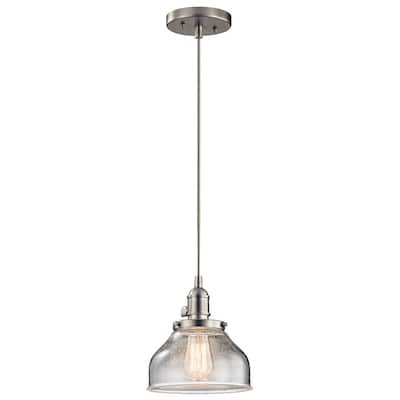 Kichler Lighting Avery 1-light Brushed Nickel Mini Pendant