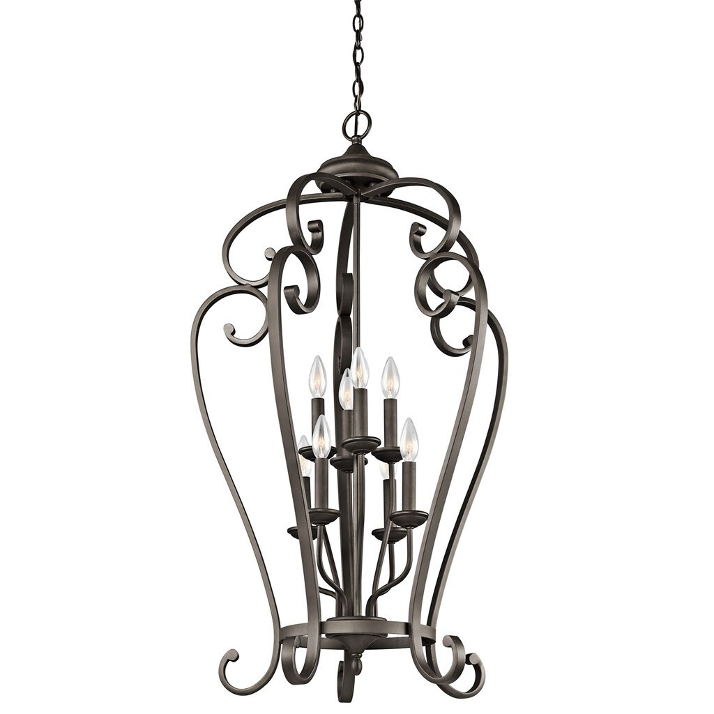 Gracewood Hollow Feraoun Collection 8-light Olde Bronze Foyer Chandelier - Chandeliers For Bedrooms by Overstock.com