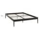 preview thumbnail 1 of 4, Elsie Brown Stainless Steel Bed Frame King
