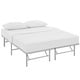 Horizon Stainless Steel Foldable Platform Bed - Bed Bath & Beyond ...