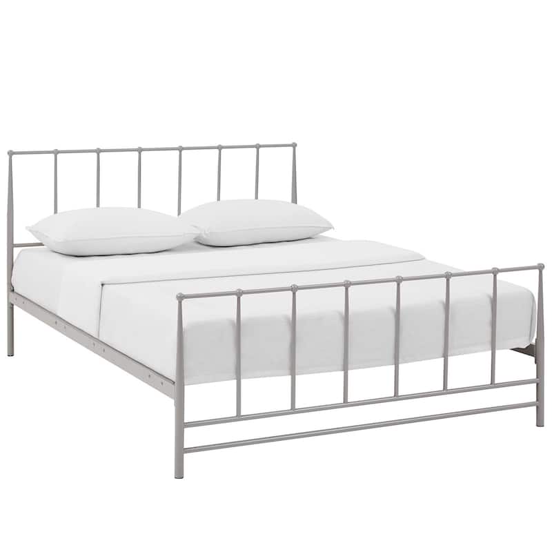 The Gray Barn Possum Cottage Grey Steel Estate Bed