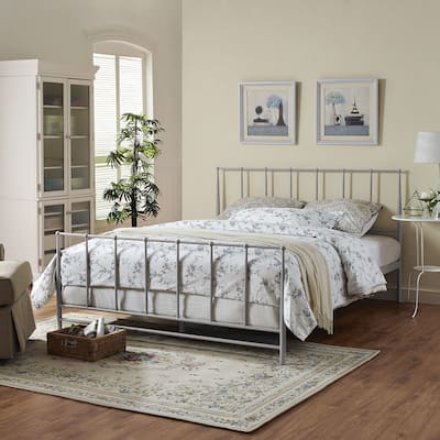 The Gray Barn Possum Cottage Grey Steel Estate Bed