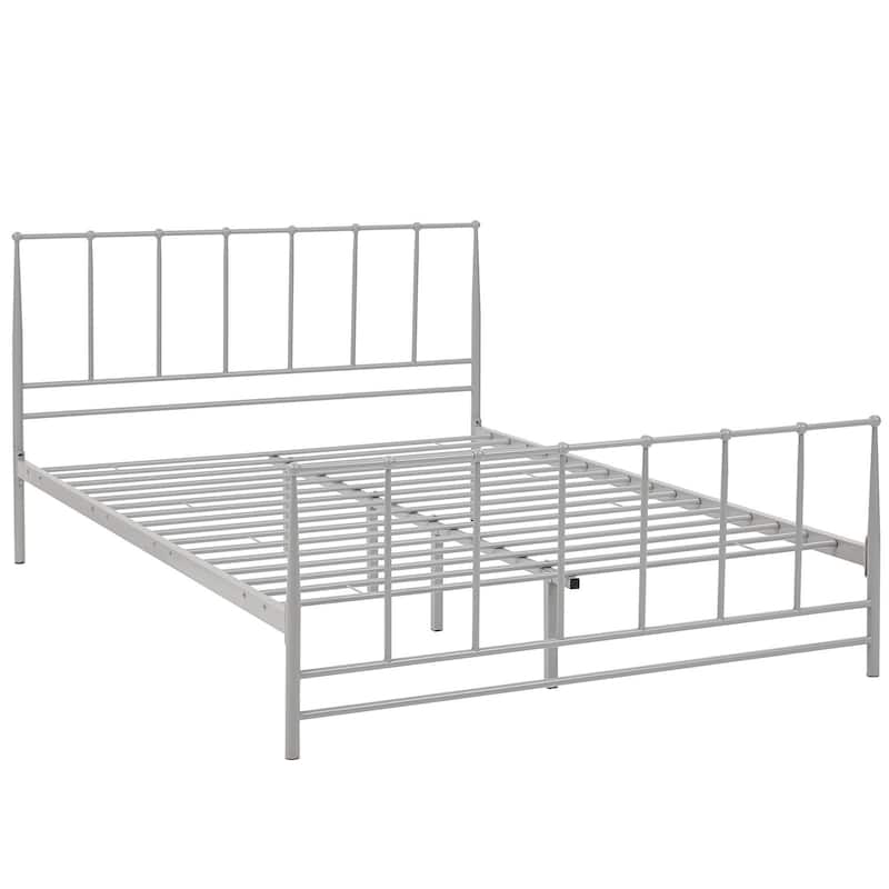 The Gray Barn Possum Cottage Grey Steel Estate Bed
