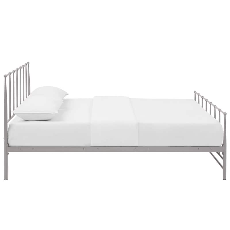 The Gray Barn Possum Cottage Grey Steel Estate Bed